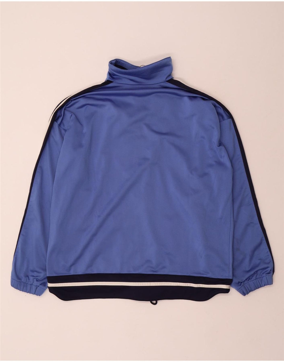 DIADORA Damen-Trainingsanzug-Oberteiljacke UK 12 Mittelblauer Farbblock