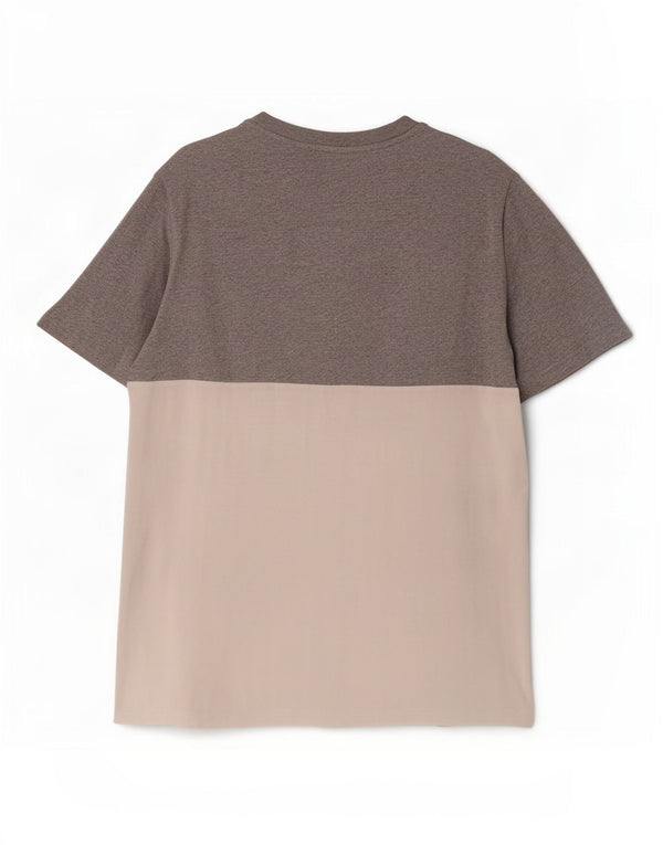 Fila Herren-T-Shirt mit Grafik, groß, Grau, Colourblock-Baumwolle