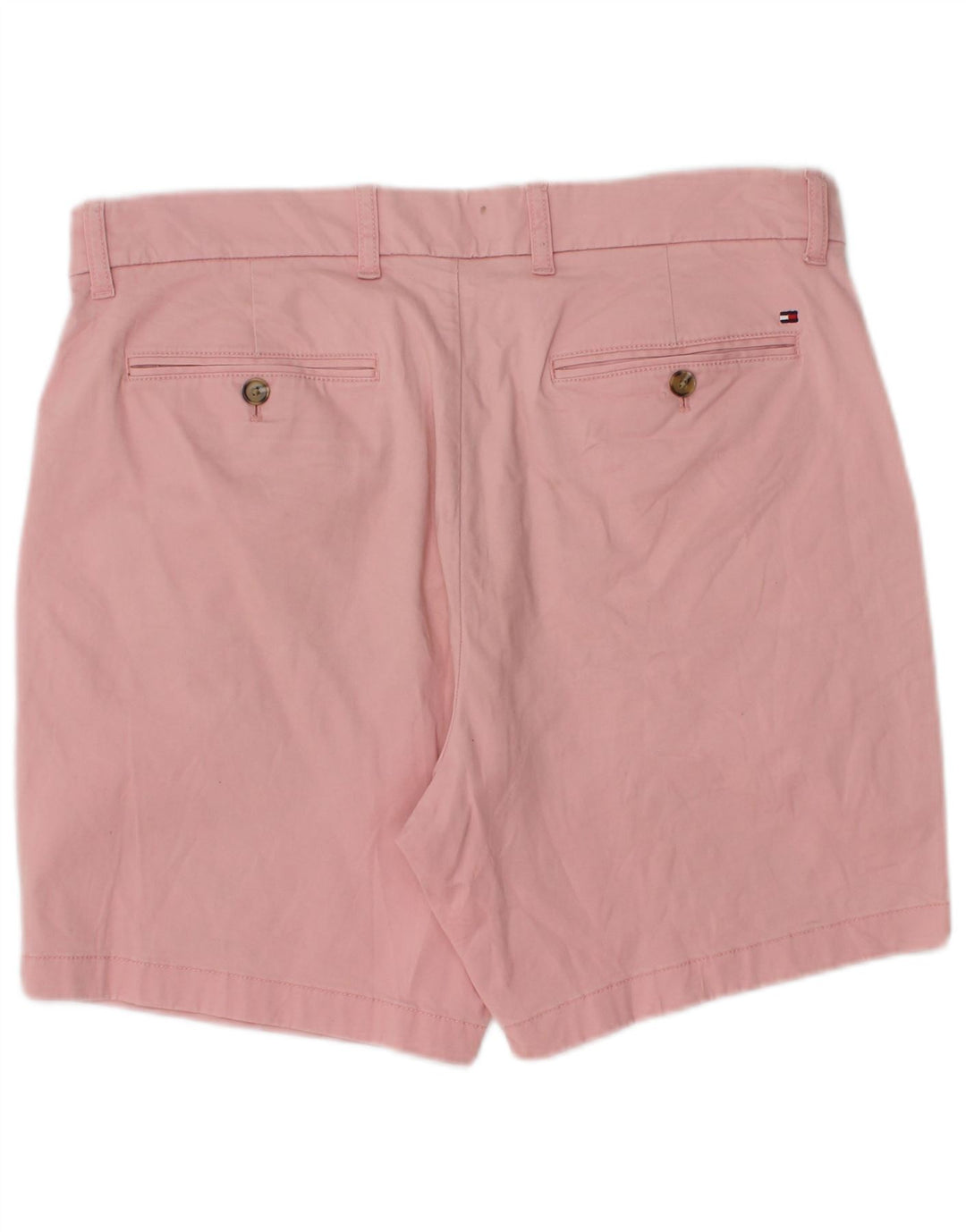 Tommy Hilfiger Herren Chinoshorts W34 Große rosa Baumwolle