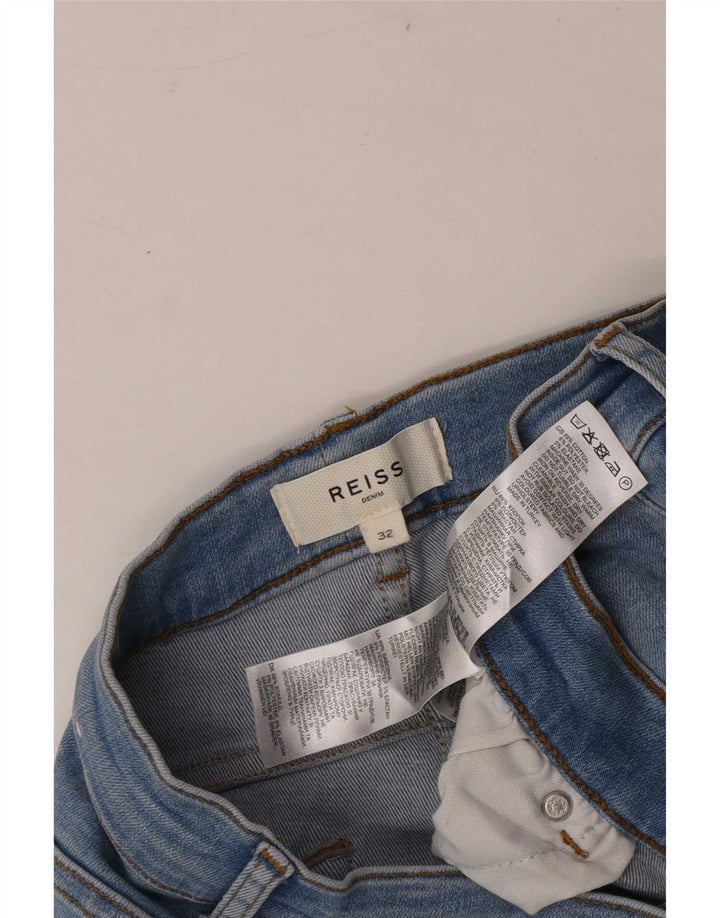 Reiss Herren Slim Jeans W32 L32 Blaue Baumwolle