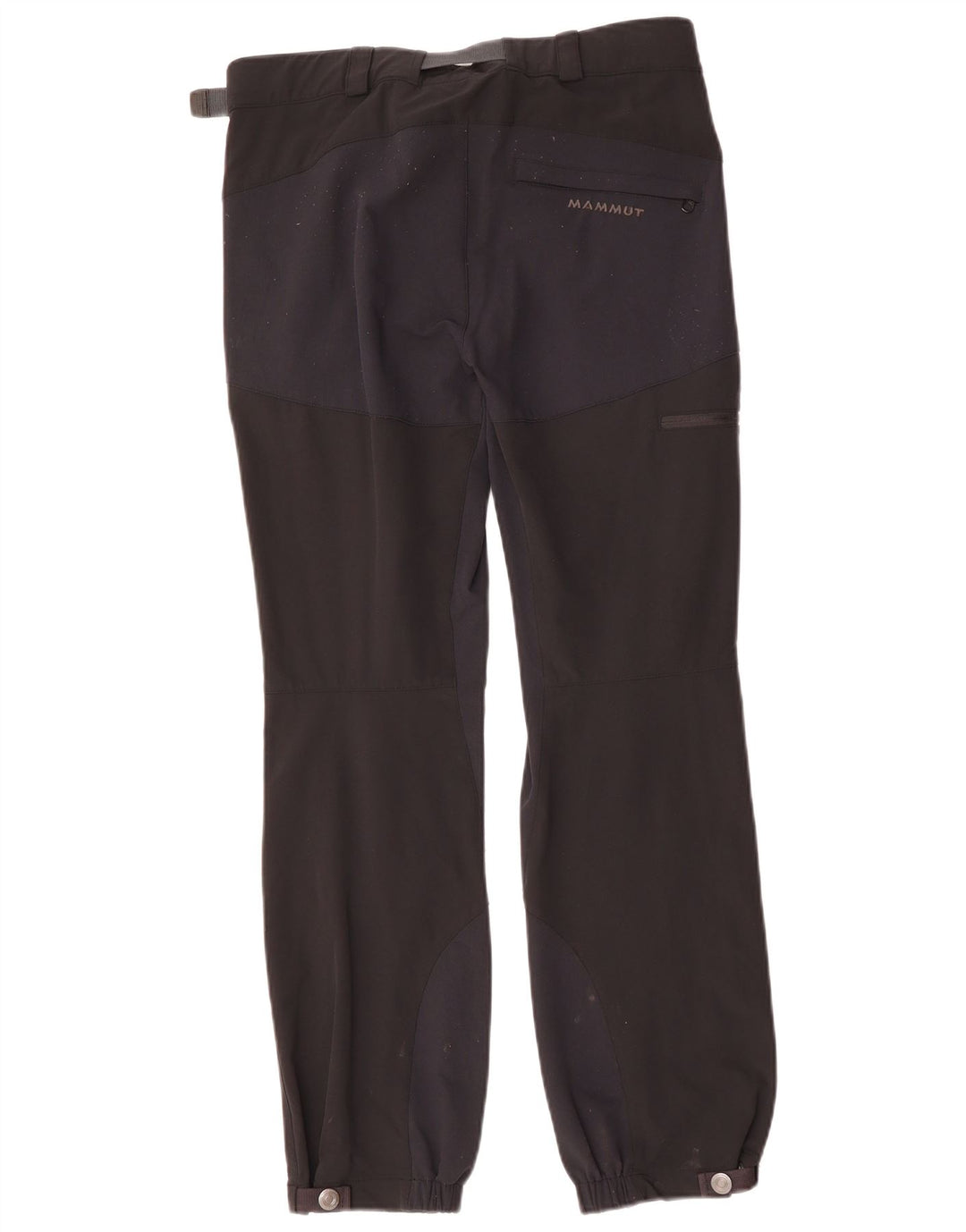 MAMMUT Damen Straight Cargo Freizeithose W32 L30 Schwarz Colourblock