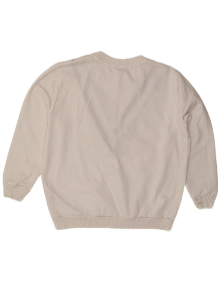 Topshop Damen-Sweatshirt in Übergröße, Gr. 12, mittelweiß gestreift