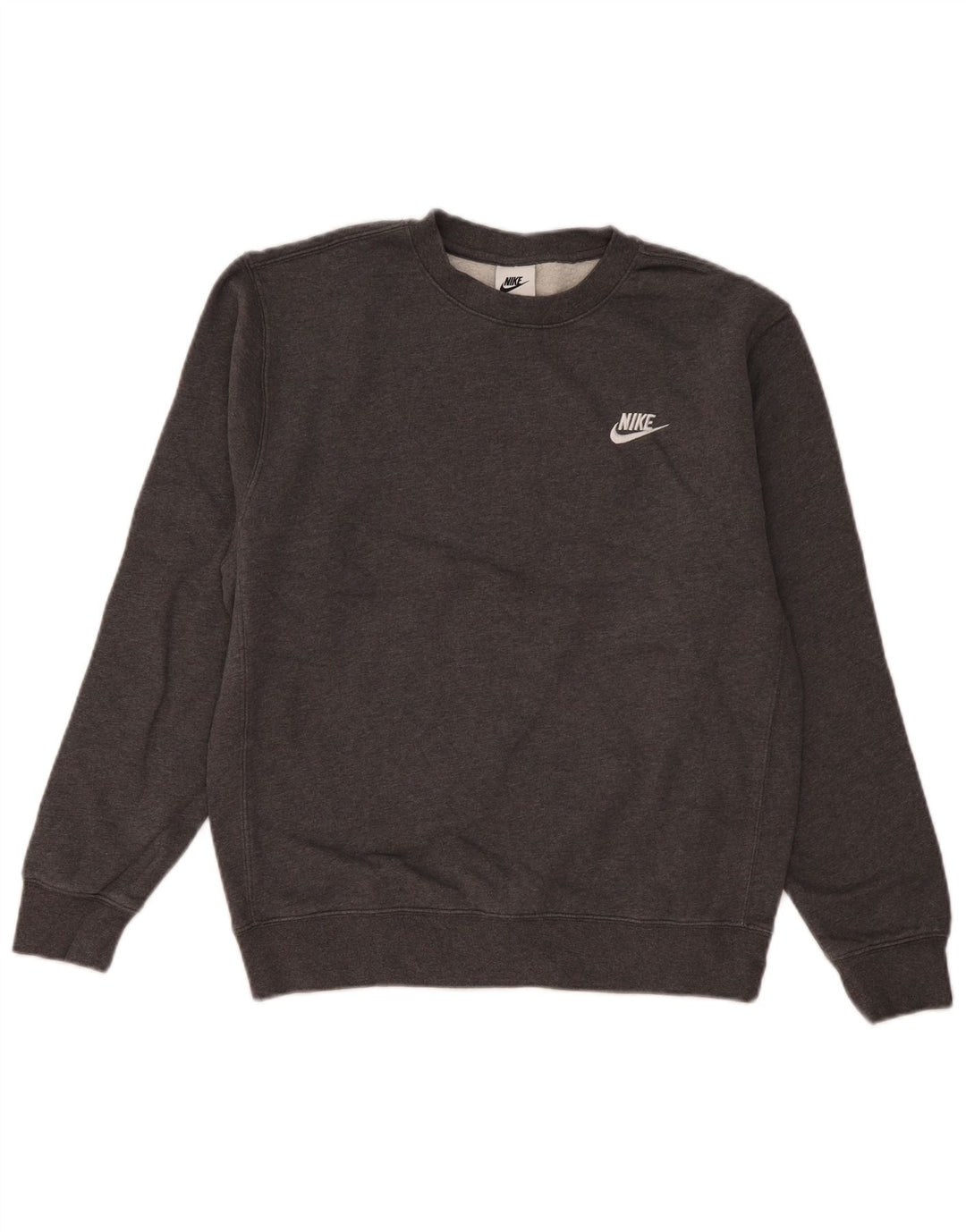 Nike Herren Sweatshirt Pullover Small Grau Baumwolle