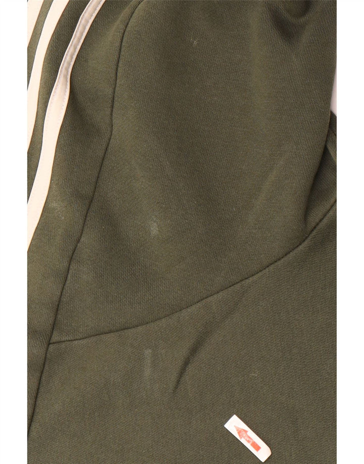 Adidas Herren Sweatshirt Pullover Large Khaki Colourblock Baumwolle