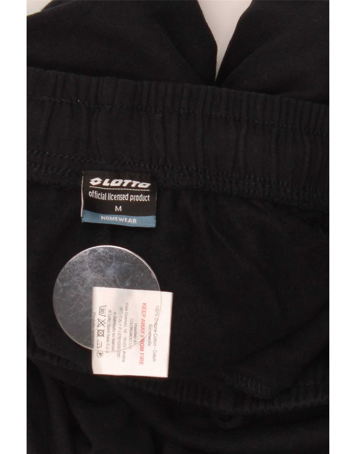 Lotto Herren-Trainingshose, Jogginghose, mittelschwarz, Baumwolle