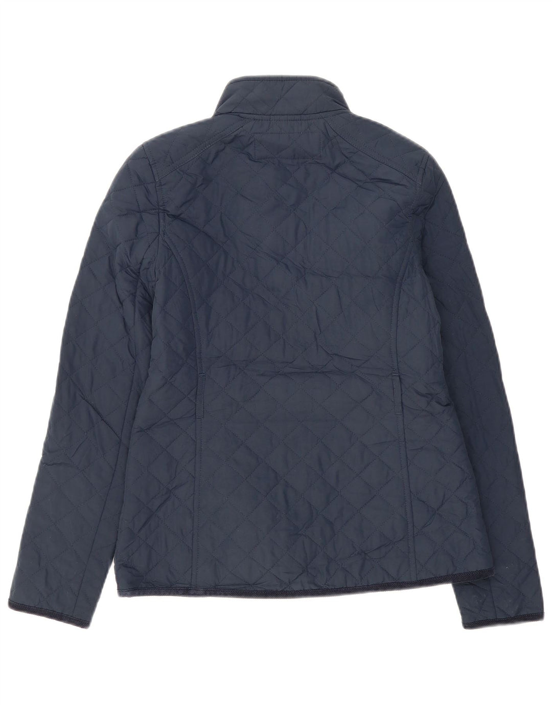 Jack Wills Damen Steppjacke UK 10 Small Marineblau Polyester
