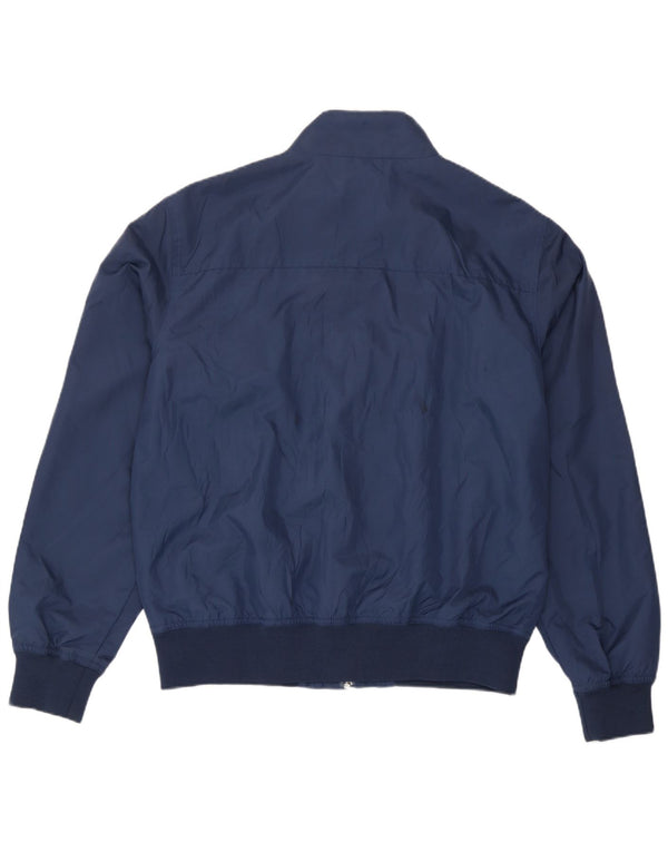 Kappa Herren Italia Bomberjacke UK 40 Large Marineblau Polyester