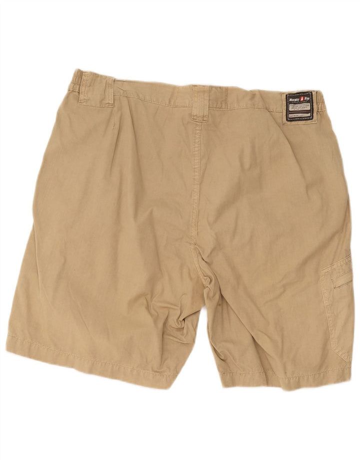 Murphy & Nye Herren Cargoshorts W38 XL Beige Baumwolle