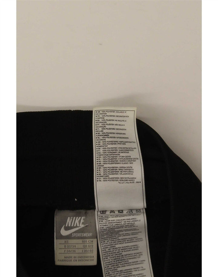 Nike Damen-Trainingshose UK 6/8 XS Schwarz Polyester