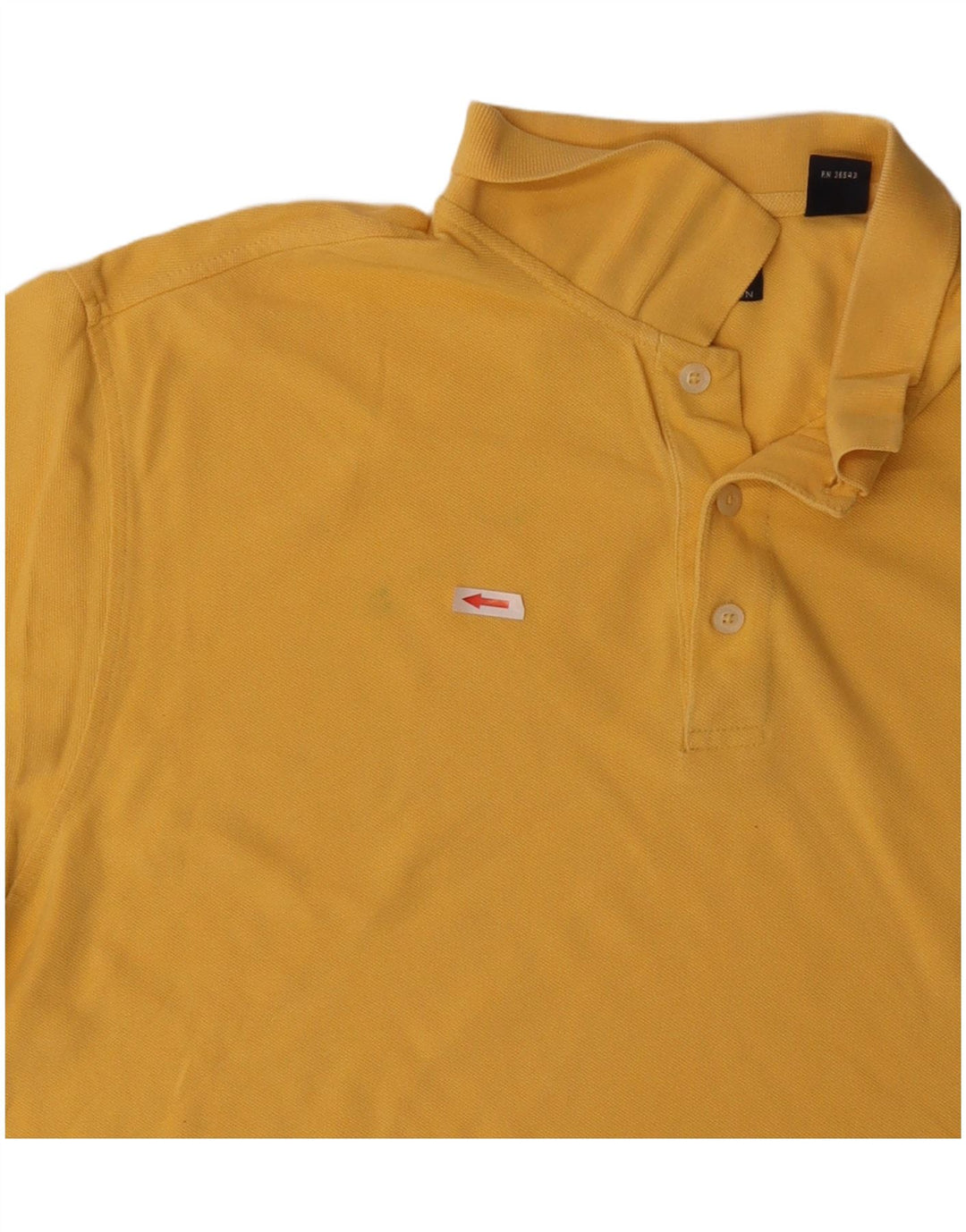 IZOD Herren Poloshirt XL Gelb Baumwolle