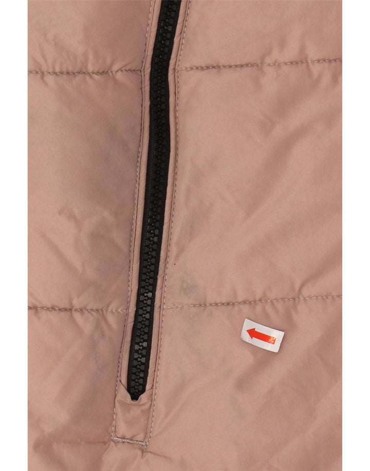 KHUJO Damen Übergroßer, wattierter Mantel mit Kapuze, UK 6, XS, Rosa, Polyester