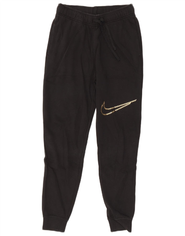 Nike Herren-Trainingshose mit Grafik, Jogginghose, Größe S, Schwarz, Baumwolle