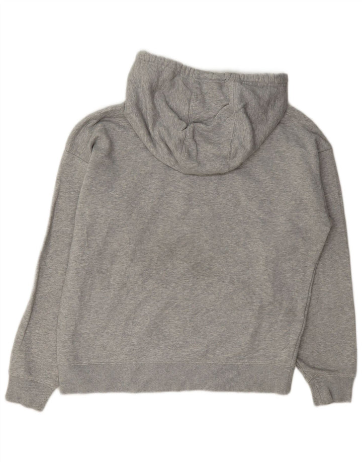 Fila Damen Kapuzenpullover UK 14 Mittelgraue Baumwolle
