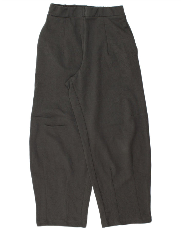 Zara Damen Trainingshose UK 10 Small Graue Baumwolle