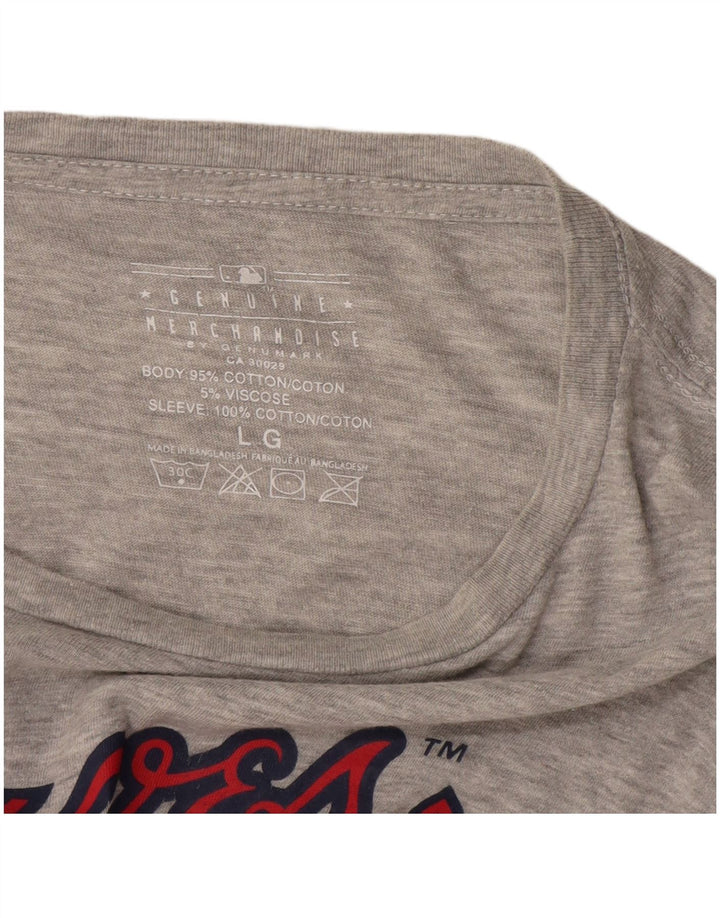 Original Merchandise Herren-T-Shirt mit Grafik, groß, Grau, Colourblock-Baumwolle