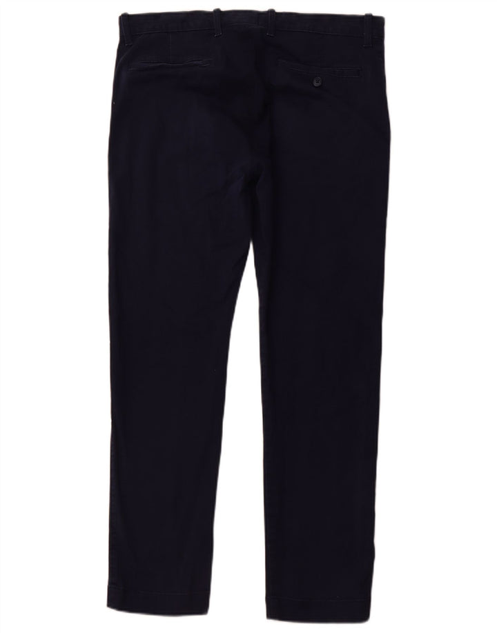 J. Crew Herren Slim Fit Chinohose W32 L30 Marineblaue Baumwolle