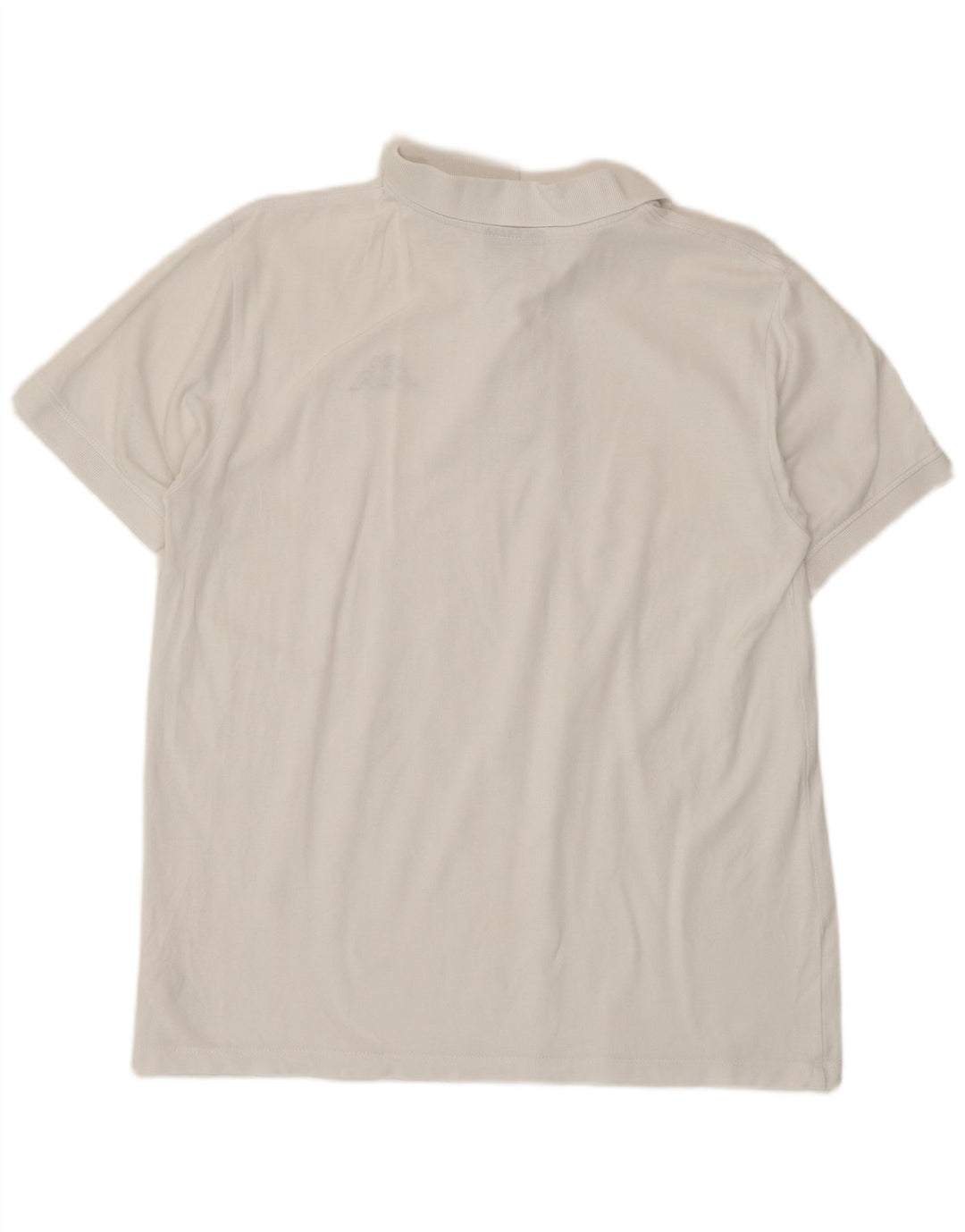 Kappa Herren-Poloshirt aus mittelweißer Baumwolle