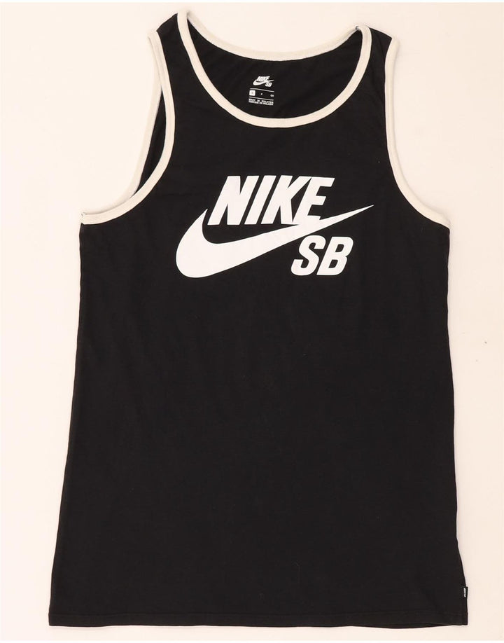 NIKE Herren-T-Shirt mit Grafik, Größe S, Schwarz, Baumwolle