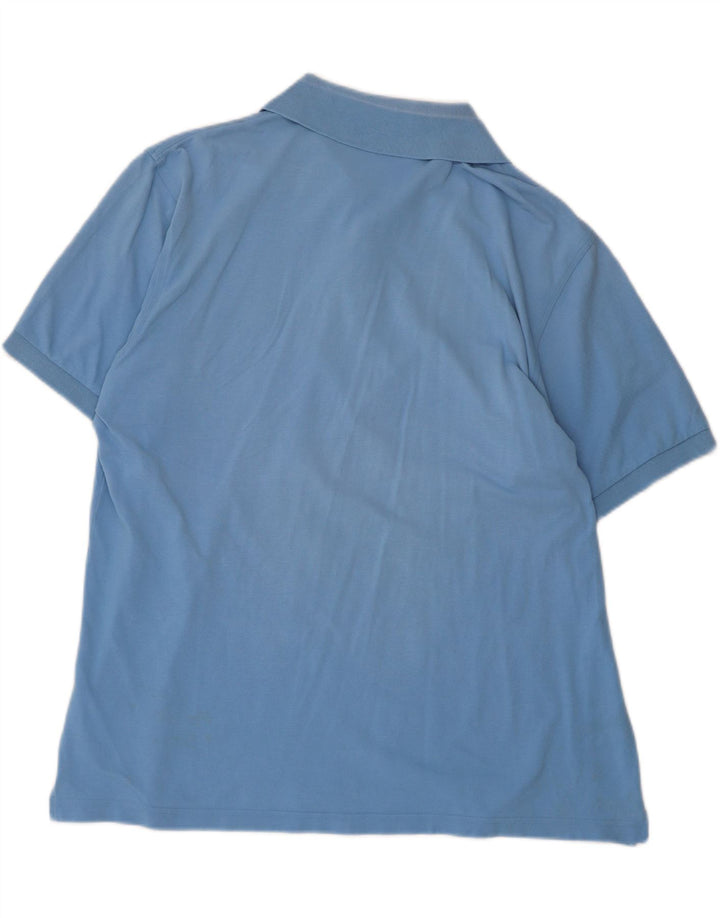 HUGO BOSS Herren Poloshirt XL Blaue Baumwolle