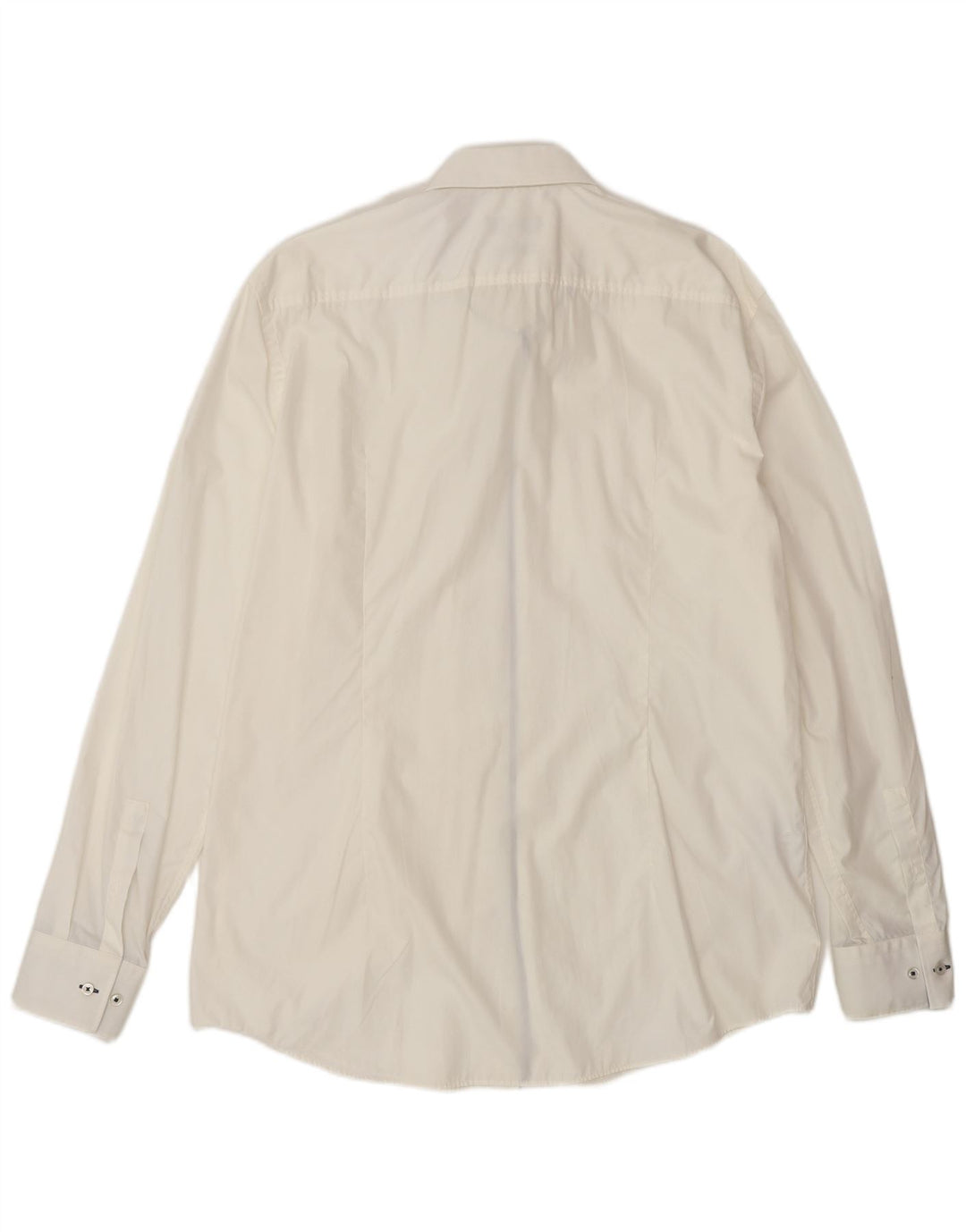 Hugo Boss Herren Slim Fit Hemd Größe 44 17 1/2 XL Weiße Baumwolle