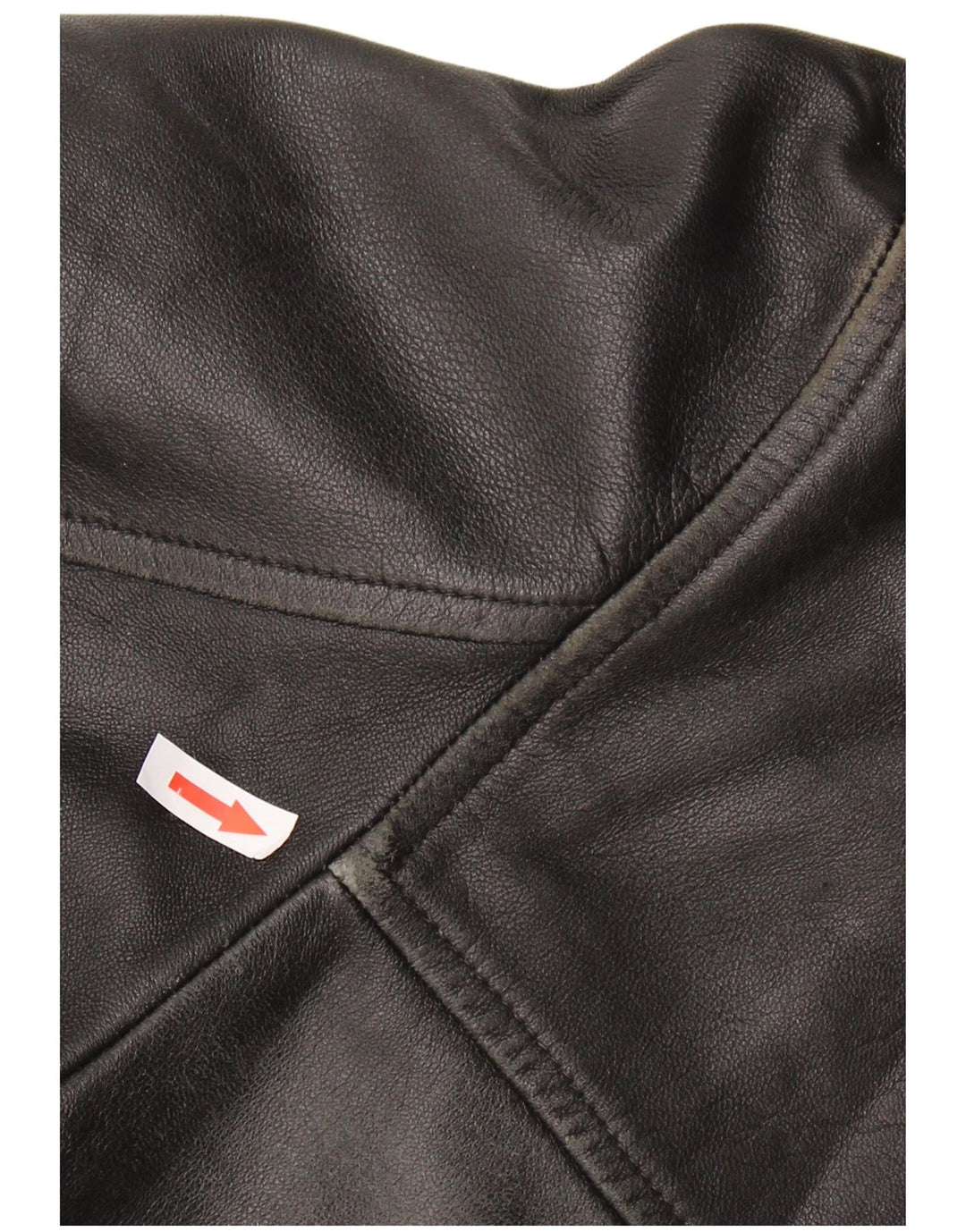 VINTAGE Herren Lederjacke UK 42 XL Schwarzes Leder