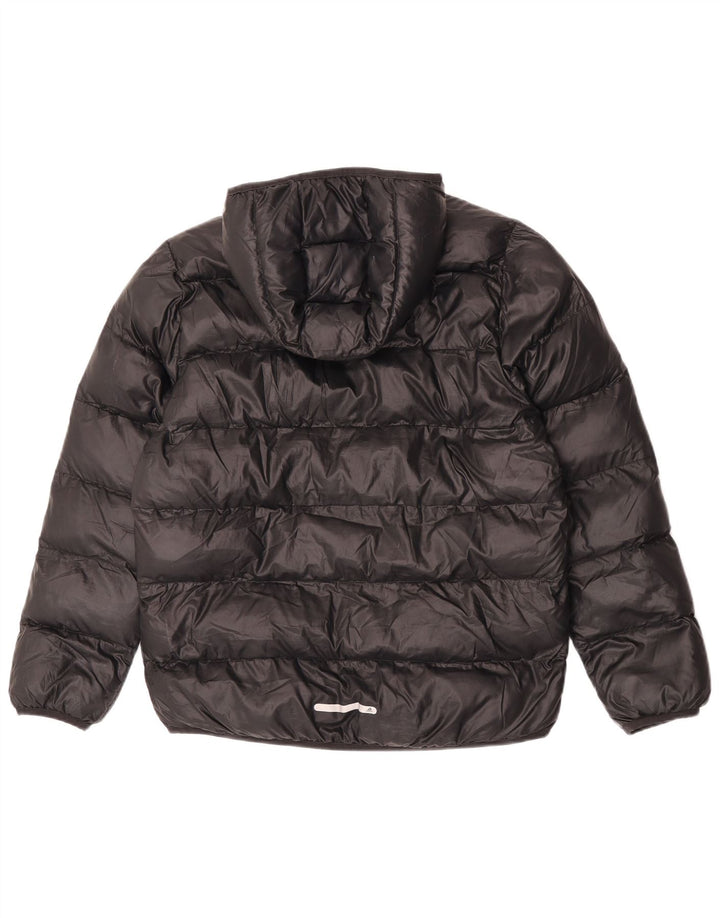 Adidas Jungen gepolsterte Kapuzenjacke 13–14 Jahre, schwarzes Polyester
