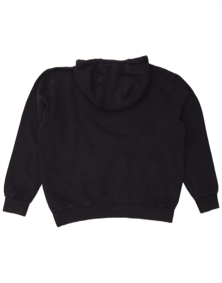 BEN SHERMAN Damen-Pullover mit übergroßem grafischem Kapuzenpullover, Gr. 16, Marineblau