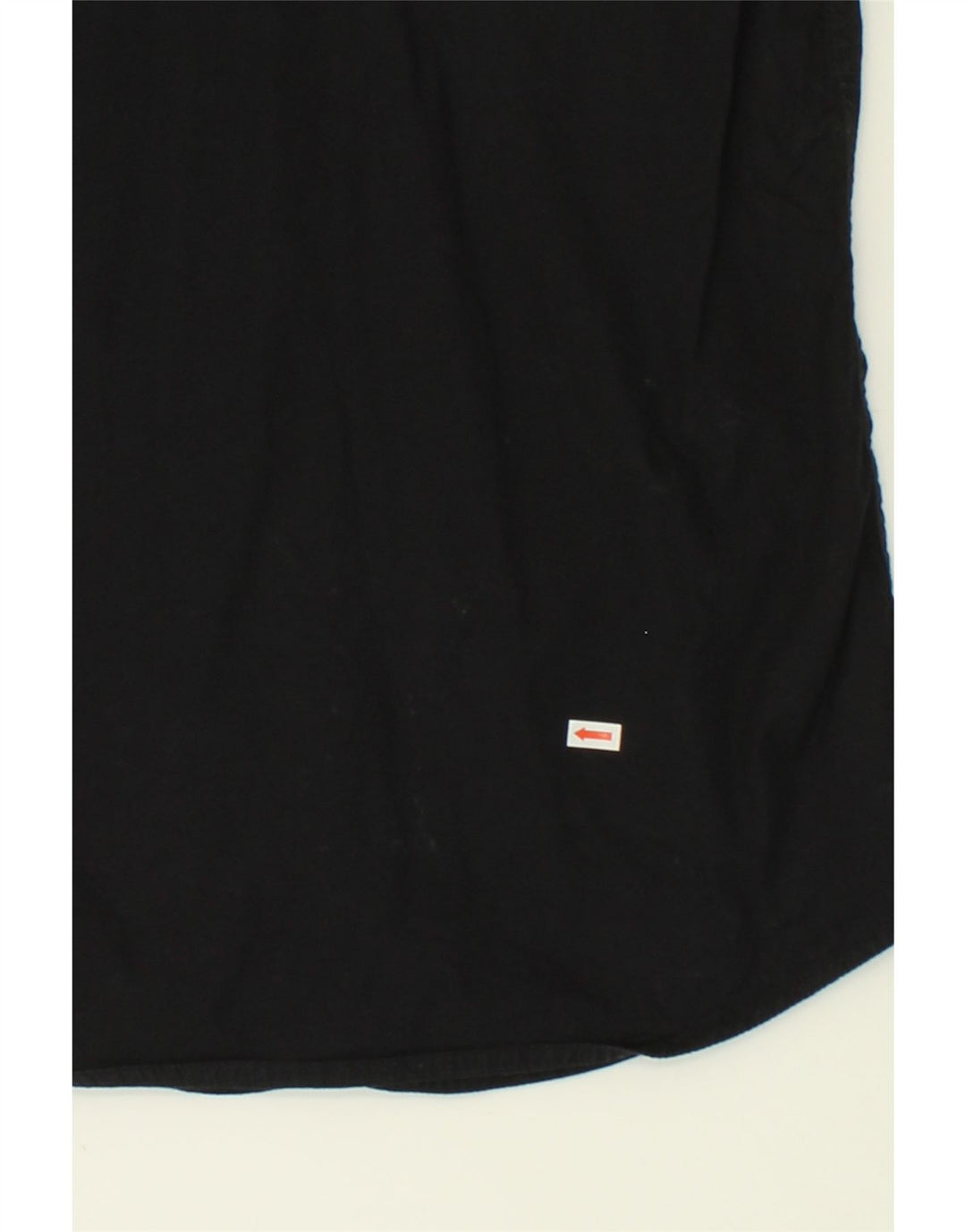 JULES Mens Short Sleeve Fitted Shirt Large Black Vintage Jules and Second-Hand Jules from Messina Hembry 