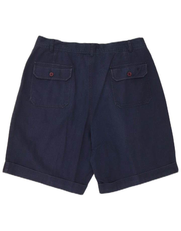 CONTE OF FLORENCE Herren-Chinoshorts mit Pegged, Größe 48, Größe M, W32, Marineblau