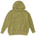 NIKE Damen-Pullover mit übergroßem Kapuzenpullover, UK 14, mittelgrüne Baumwolle
