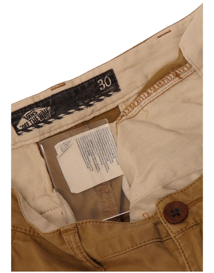 Vans Herren Cargoshorts W30 Mittelbeige Baumwolle