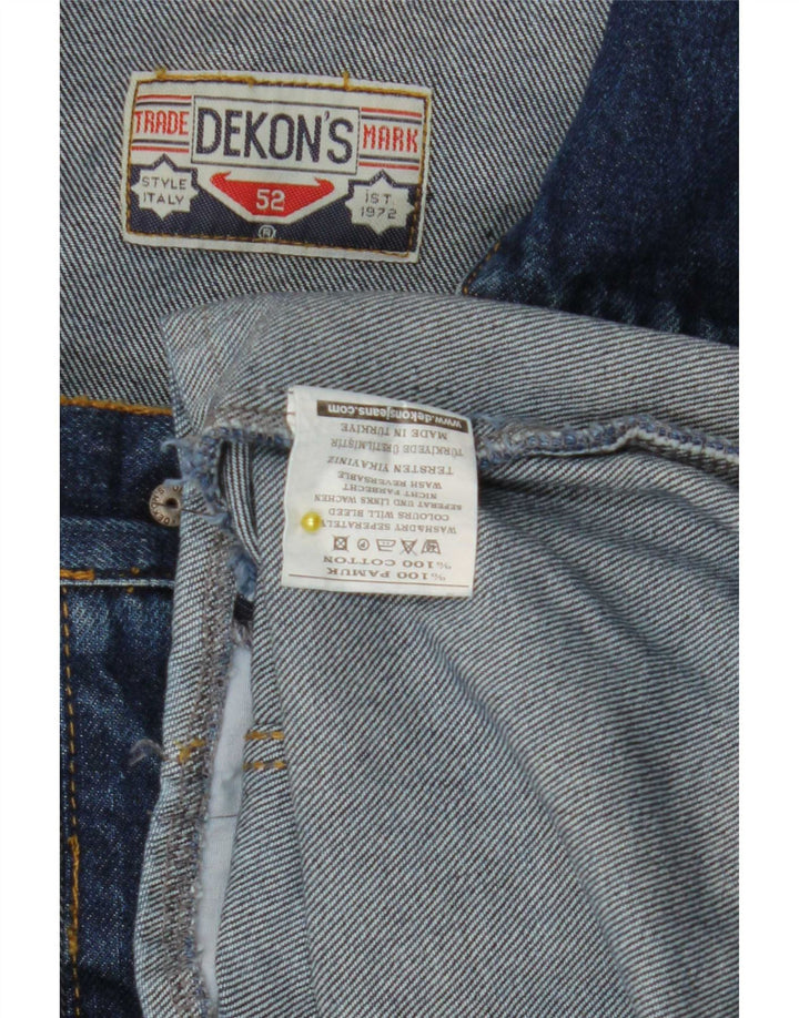 Vintage Herren Jeansjacke EU 52 XL Blaue Baumwolle