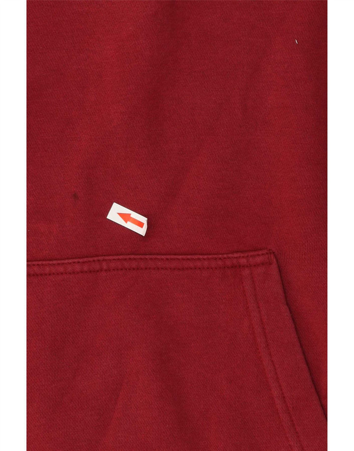 Nike Herren Kapuzenpullover aus Baumwolle in mittlerer Burgunderrot