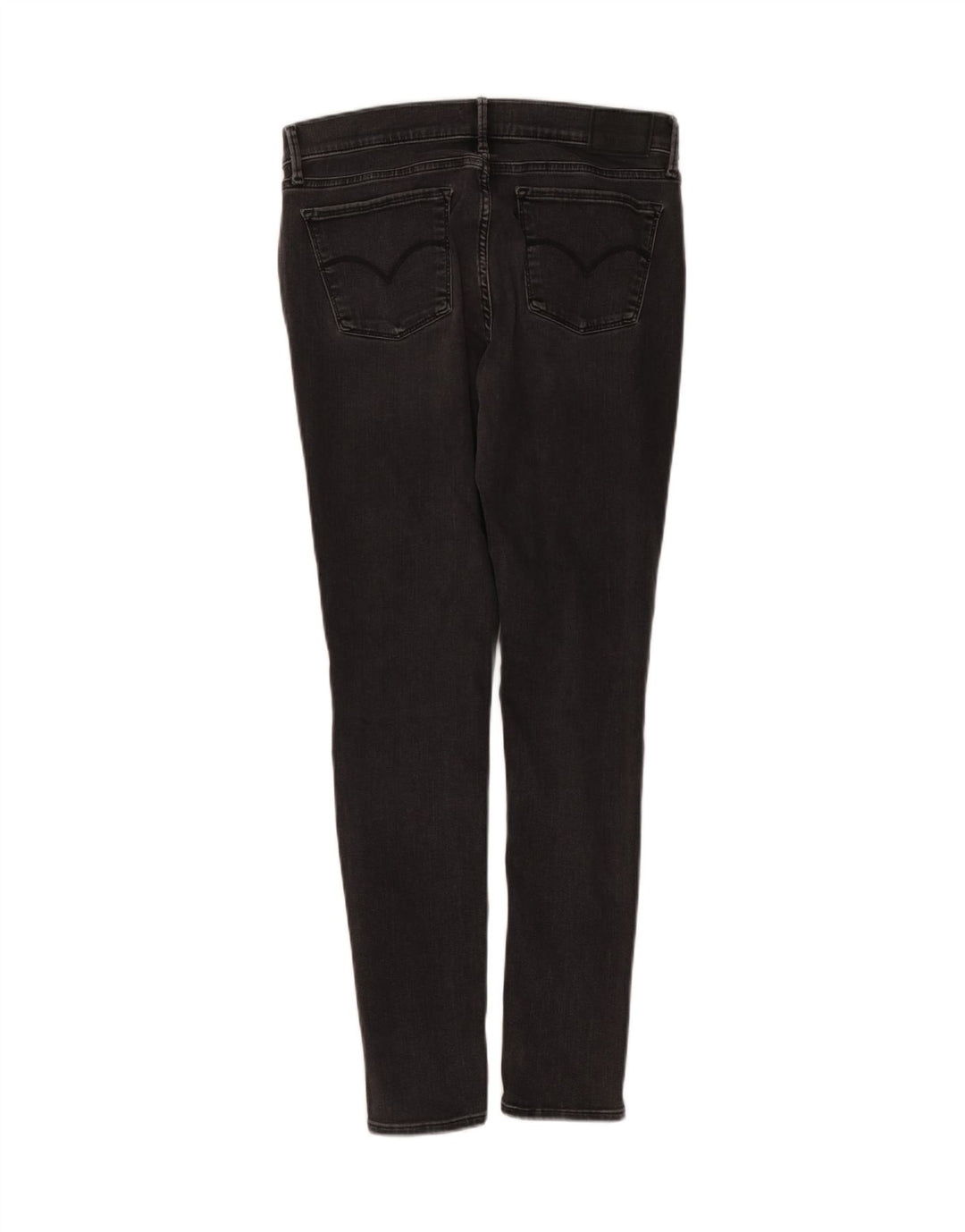 Levi's Damen 710 Super Skinny Jeans W31 L30 Graue Baumwolle
