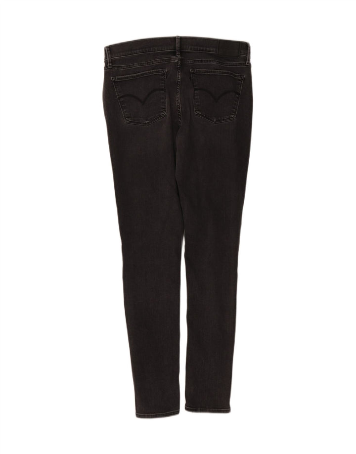 Levi's Damen 710 Super Skinny Jeans W31 L30 Graue Baumwolle