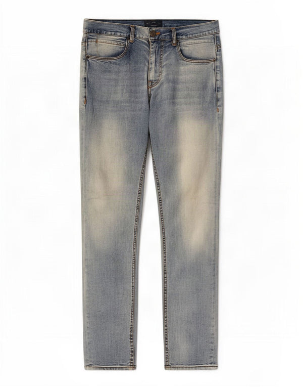 Zara Mens Slim Jeans EU 42 Large W32 L32 Blue