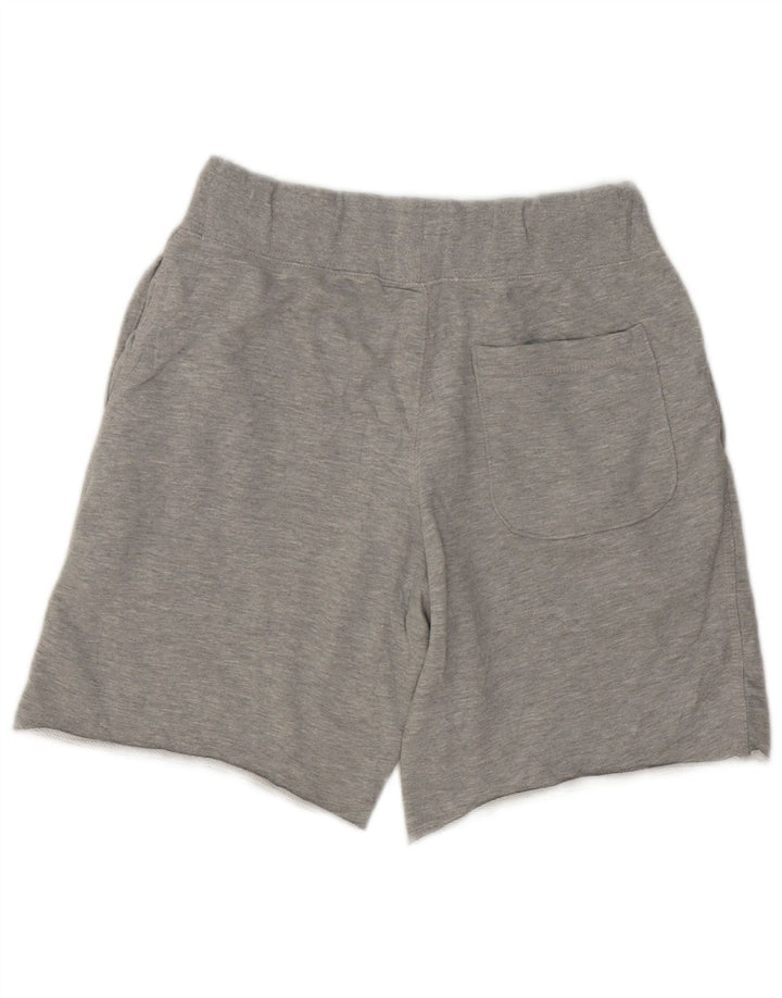 CHAMPION Herren-Sportshorts aus mittelgrau gesprenkelter Baumwolle