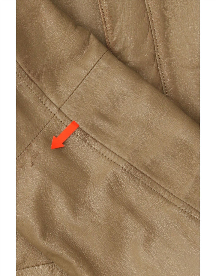 Vintage Herren Lederjacke IT 50 Large Braun