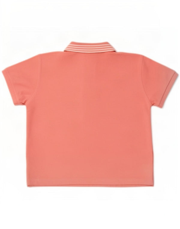 Adidas Damen Poloshirt UK 16 Large Rosa Baumwolle