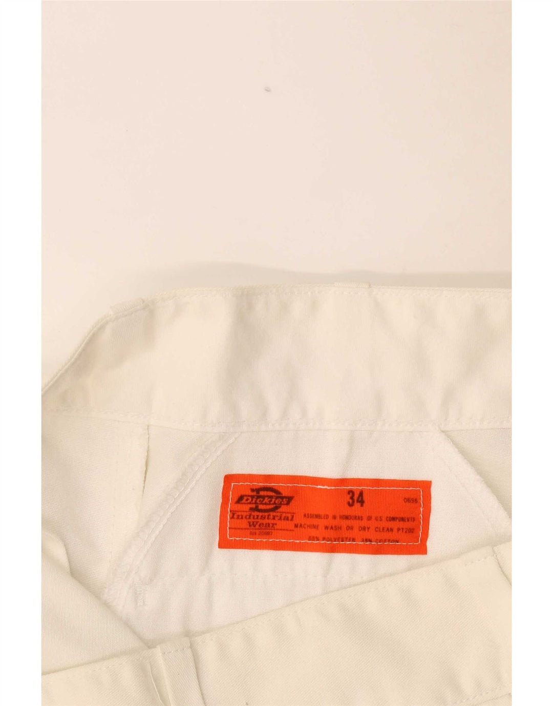 Dickies gerade Chino-Hose für Damen, W34, L26, weißes Polyester