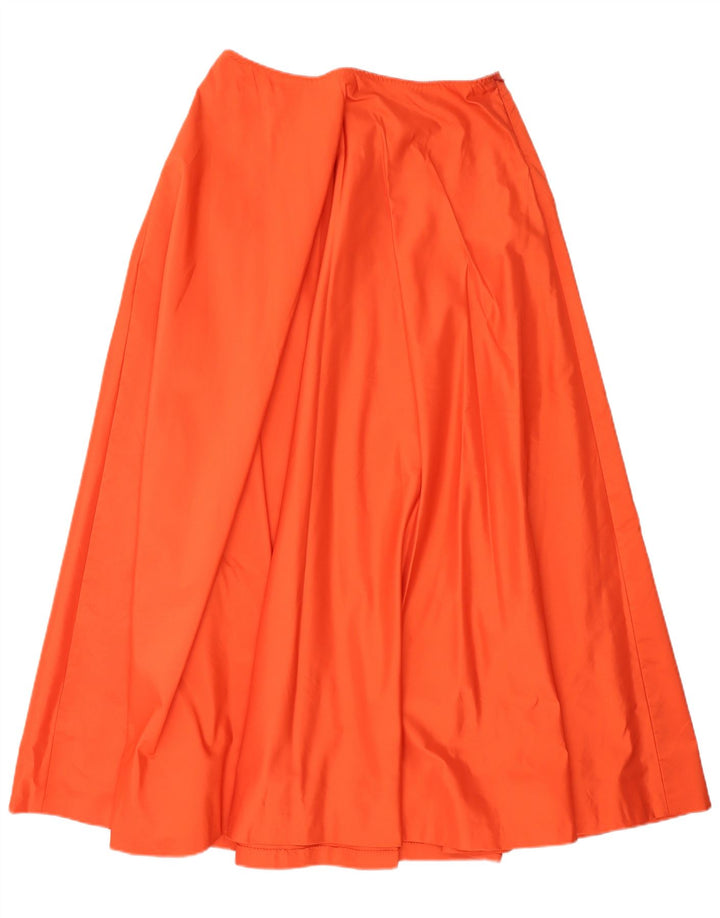 ICEBERG Damen Maxirock IT 42 Medium W28 Orange Polyester