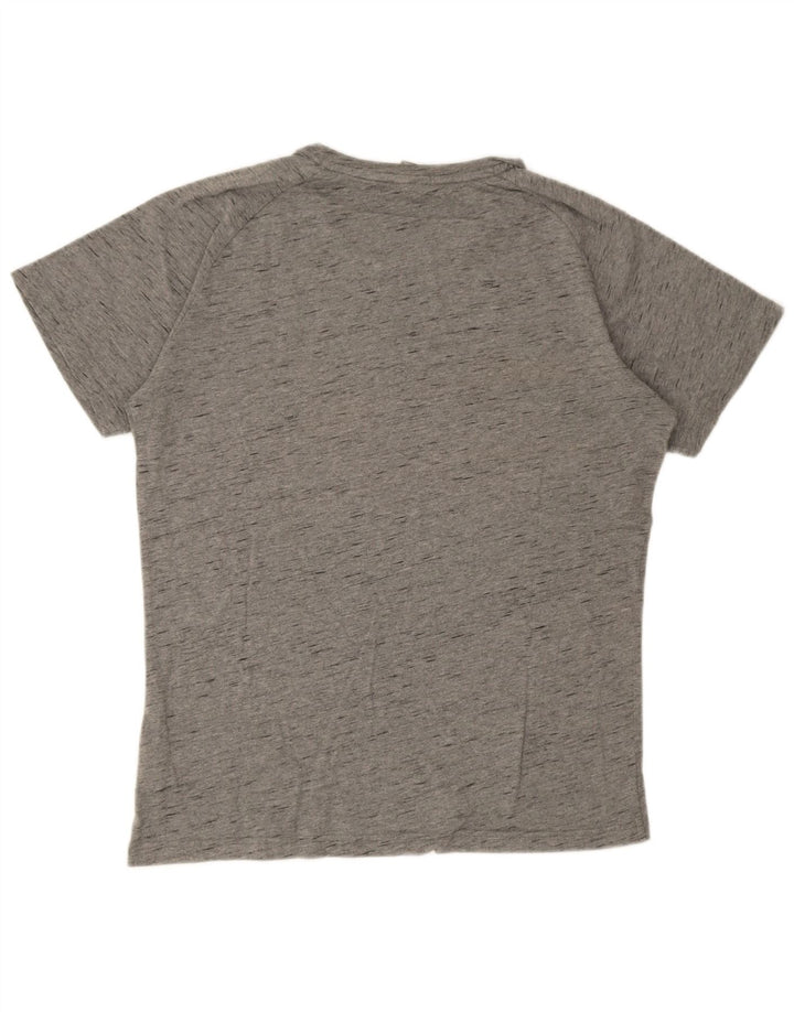 Puma Herren T-Shirt Top Large Grau meliert Baumwolle