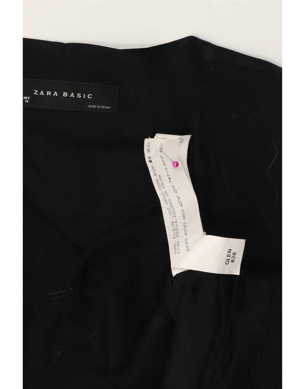 Zara Damen Weste UK 14 Large Schwarz