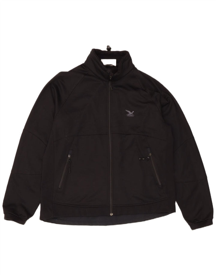 SALEWA Herren-Trainingsanzugoberteil, Jacke, 2XL, Schwarz, Polyester