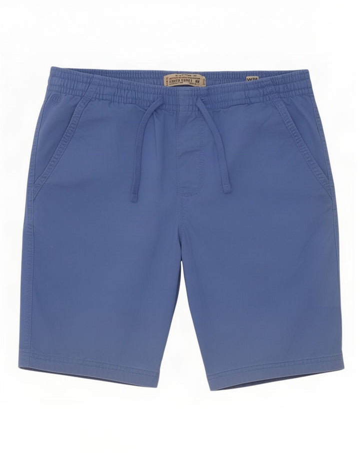 Fat Face Herren-Chinoshorts, Größe L, W36, Blau, Baumwolle