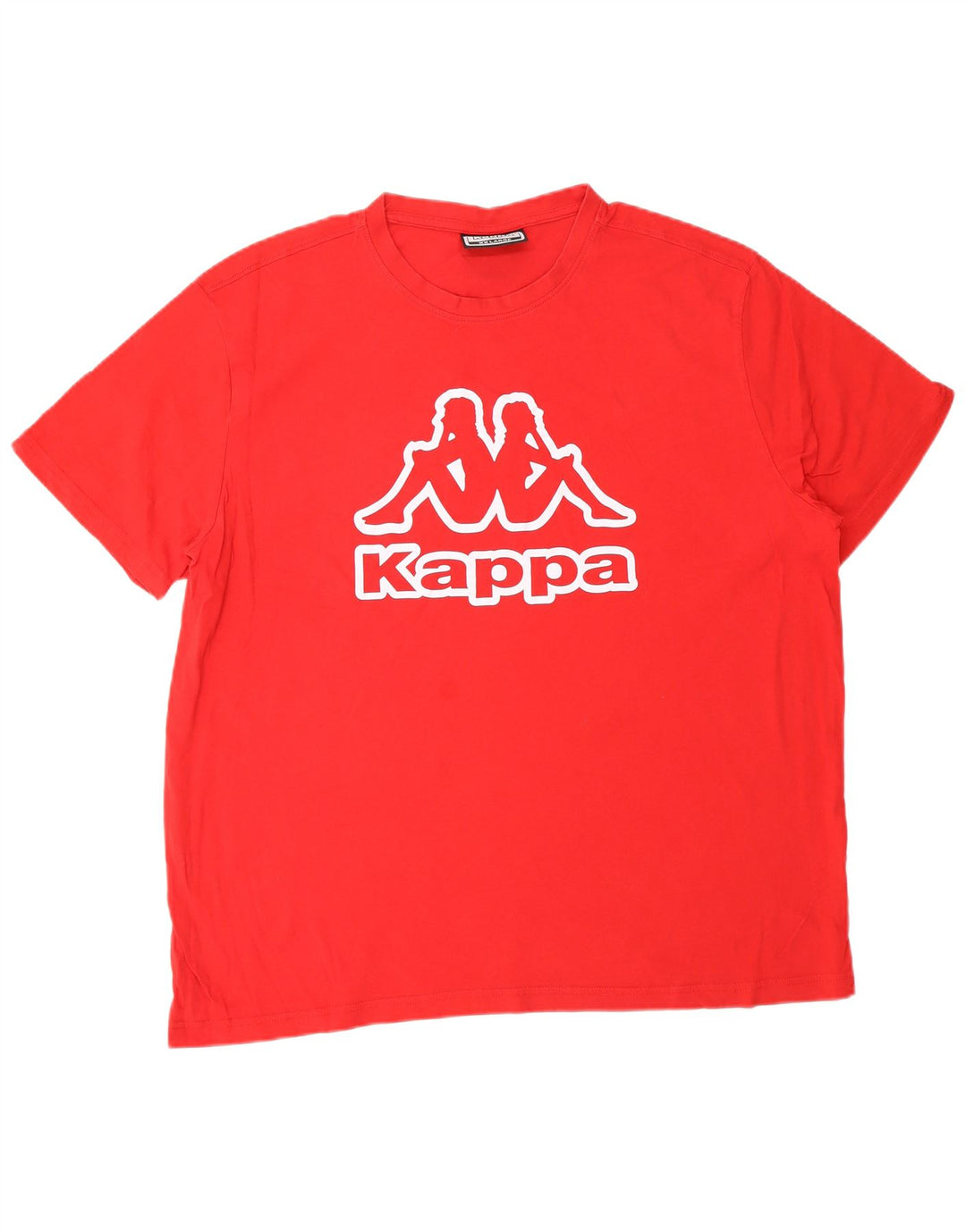 KAPPA Herren Grafik T-Shirt Top 2XL Rot