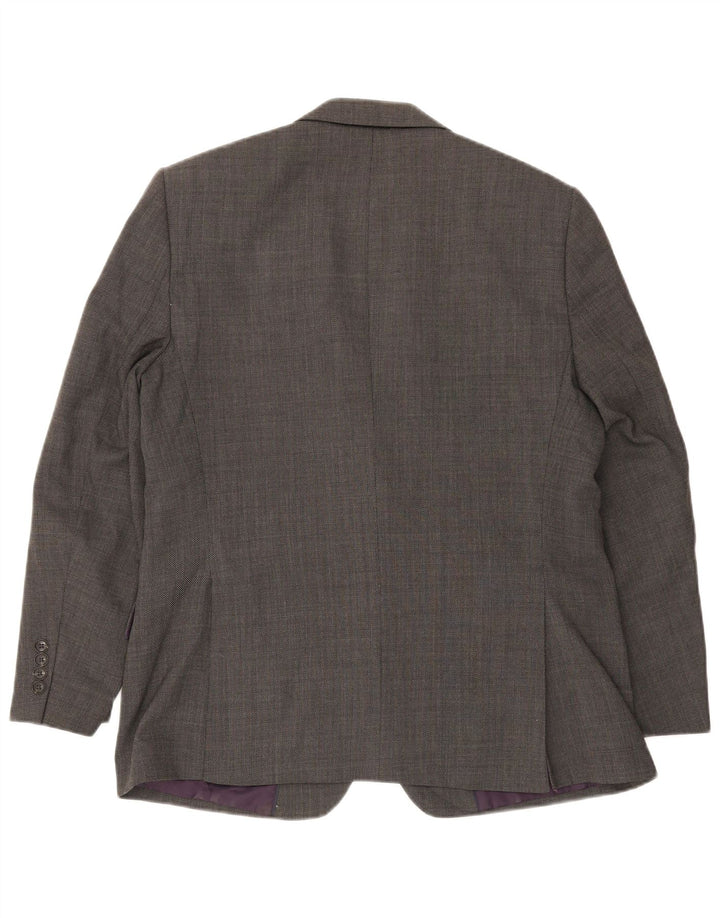 Marks & Spencer Herren-Blazer mit 2 Knöpfen, reguläre Passform, Gr. 42, Grau