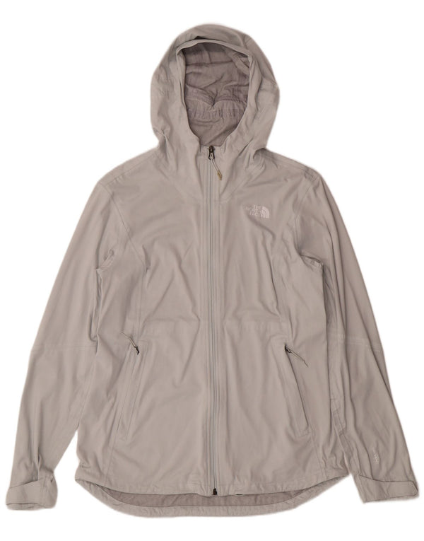 THE NORTH FACE Damen-Regenjacke mit Kapuze, UK 14, Größe L, Grau, Polyester