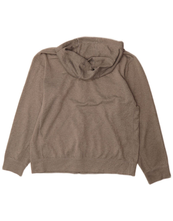 Nike Herren Therma-Fit Zip Hoodie Pullover Mittelgraues Polyester