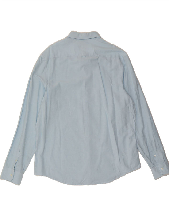 PENGUIN Mens Heritage Slim Fit Shirt 2XL Blue Vintage Penguin and Second-Hand Penguin from Messina Hembry 